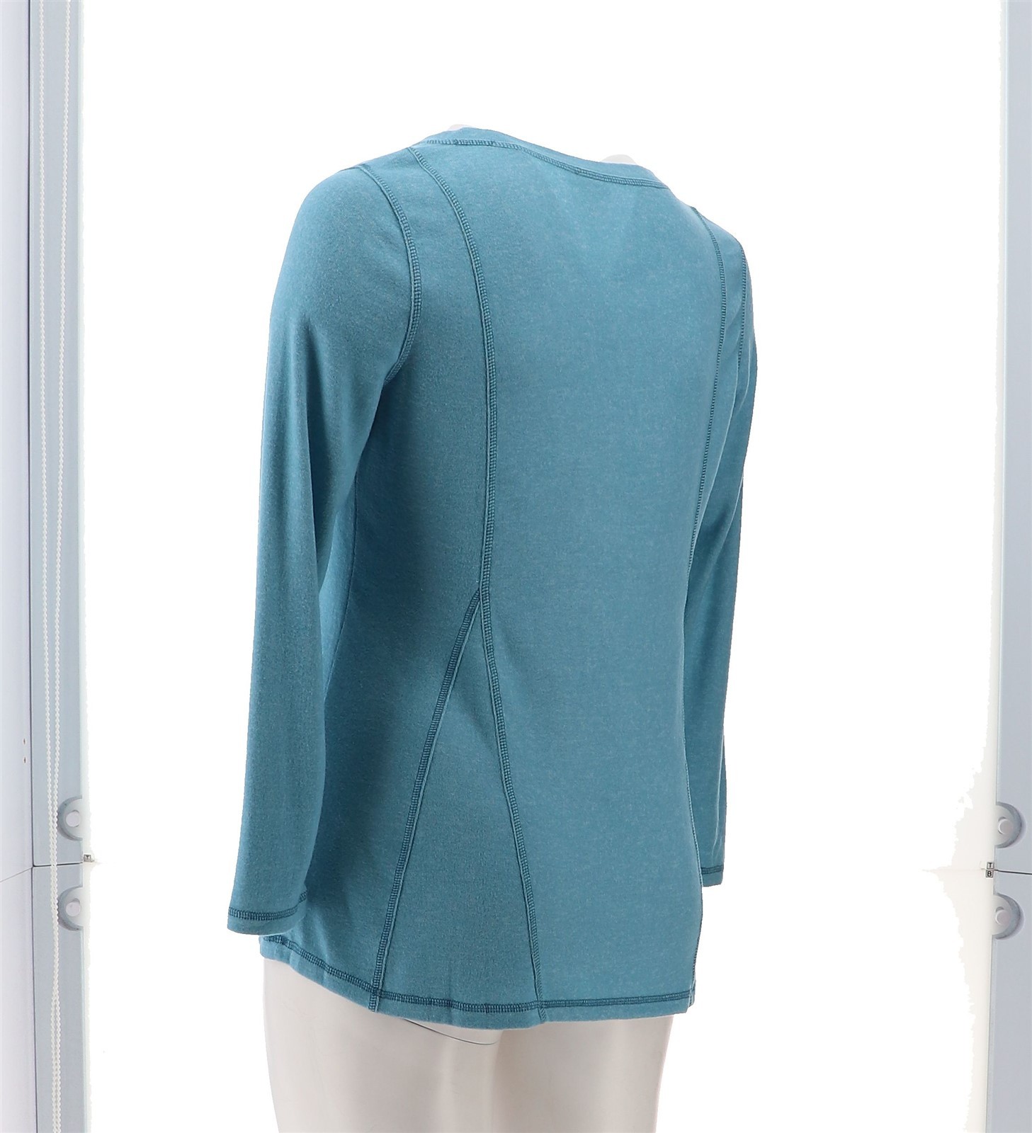 Eaze Wear Antthony Fit-and-Flare Lounge Top SKY BLUE XL NWOT (1058)