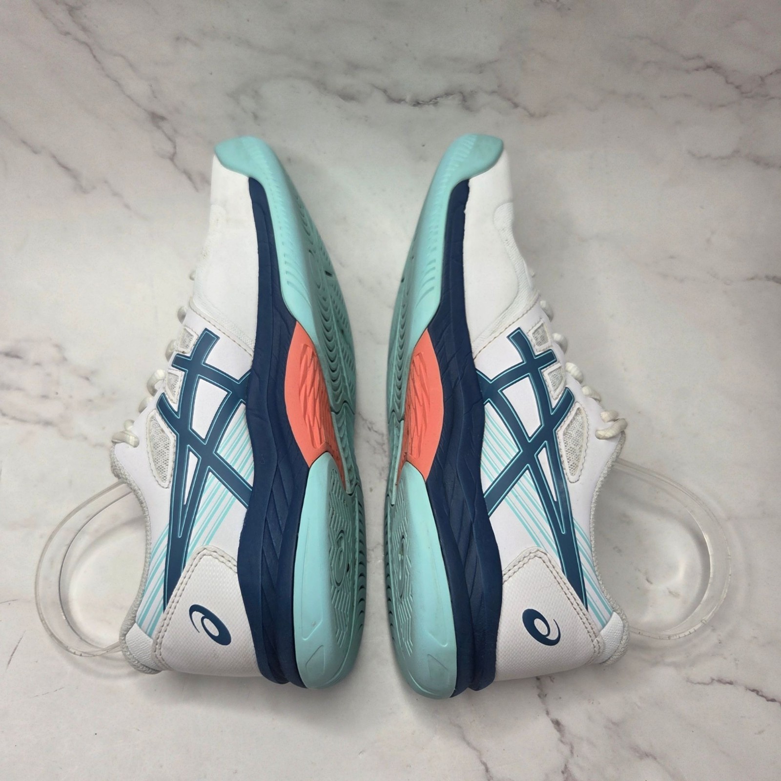 Asics Gel Game 8 White Tennis Shoes Pickleball Sneakers Comfort Women’s 9.5