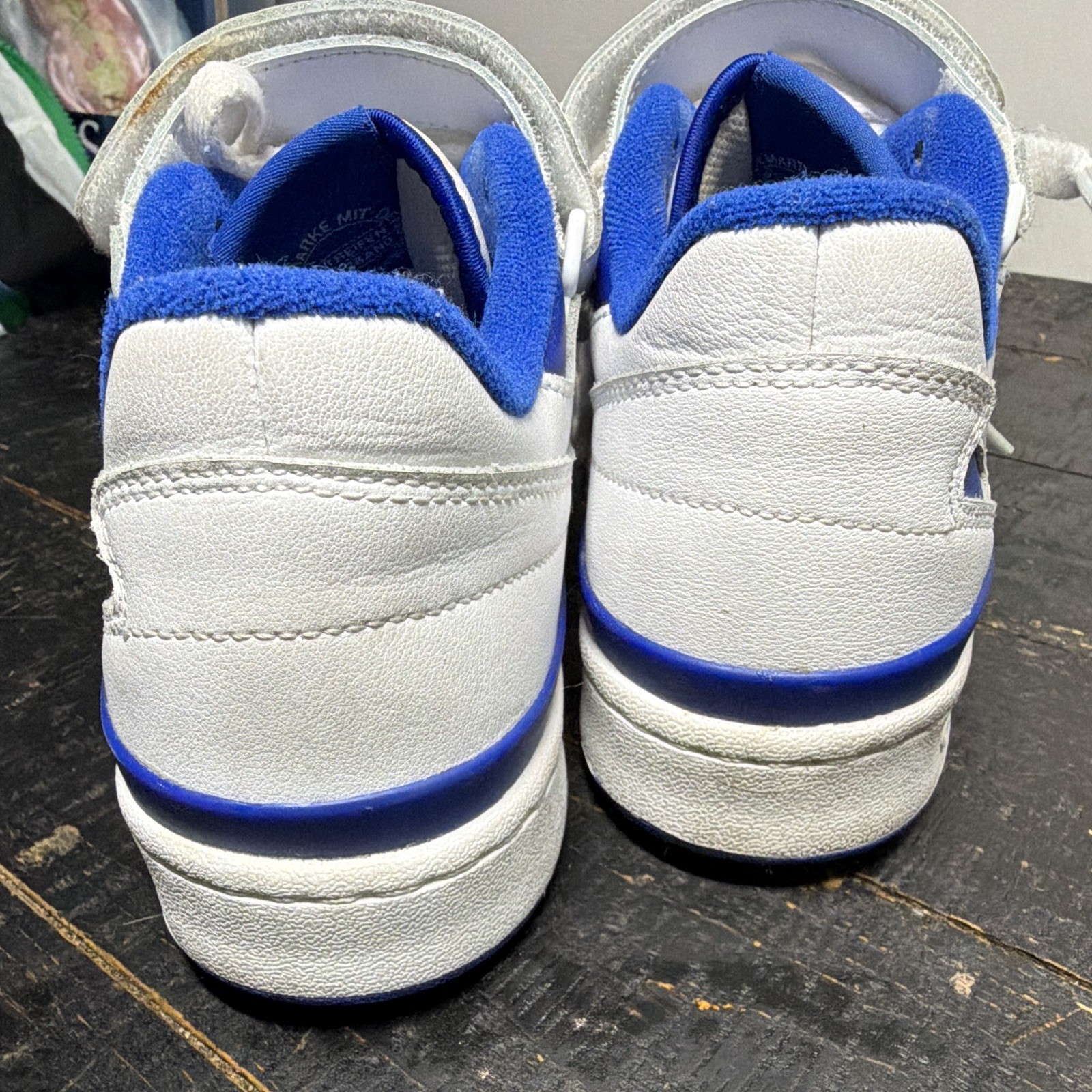 adidas Forum Low White/Royal Blue Men’s Low Top Sneakers Lace Up FY7756