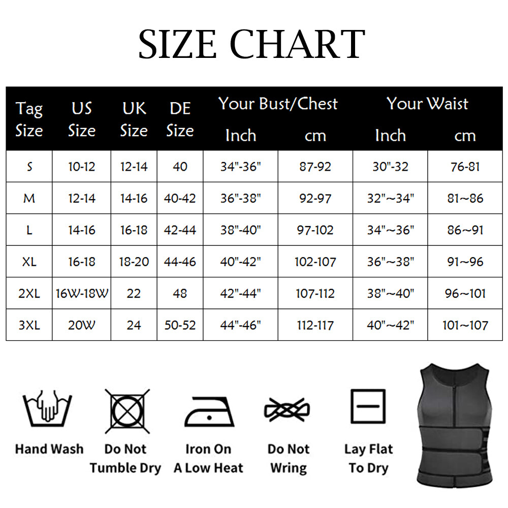 Men Sauna Suit Waist Trainer Neoprene Sweat Vest Body Shaper Waist Trimmer Belt