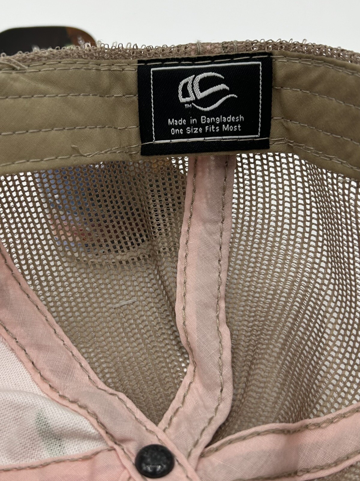 Llanorado Bait Shop Kingsland TX Cap Hat Women Pink Camo Mesh Adjustable New