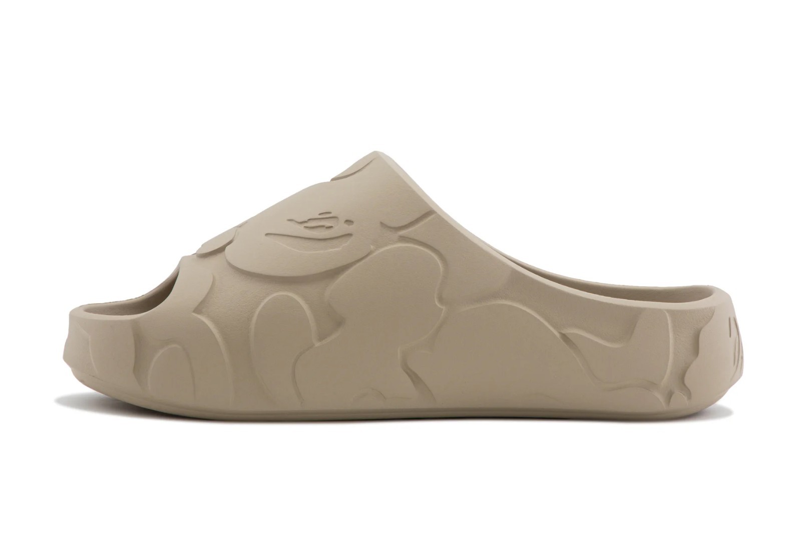 * A BATHING APE Men’s Footwear BAPE SLIDE #1 Black / Beige 1M30191323