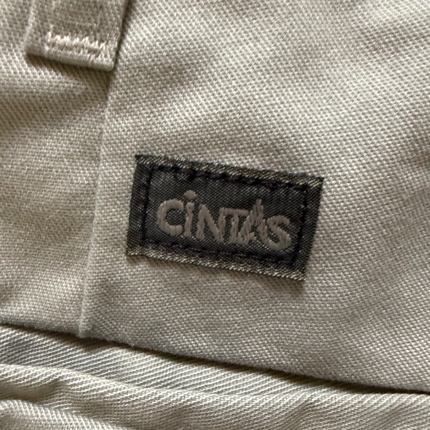 Cintas ComfortFLEX Mens 32 Pleated Chino Pants Khaki Workwear Trousers 865-82