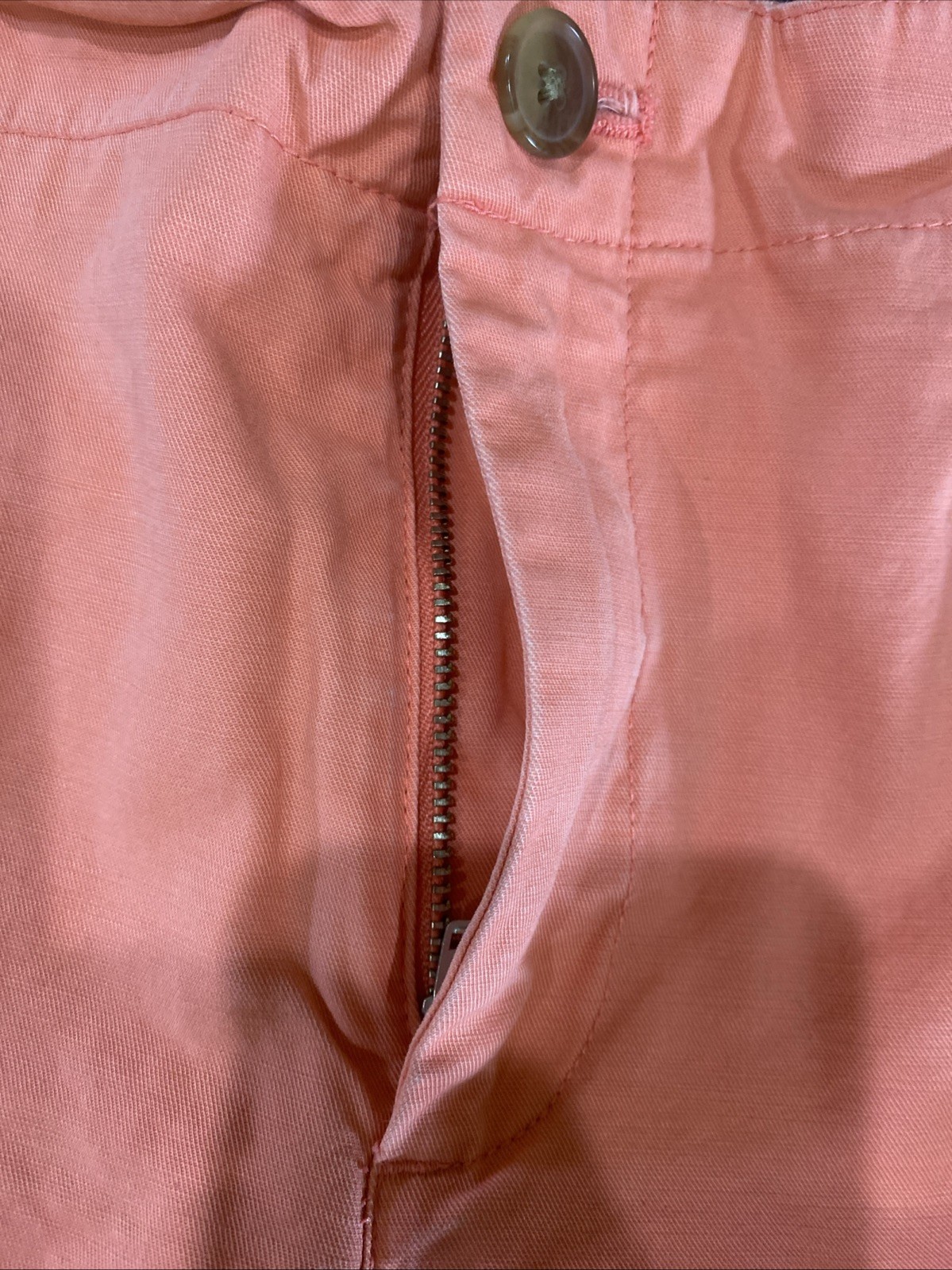 GAP Roll Shorts Women’s Size 14 Pink Reef Coral Chino Shorts Summer Casual