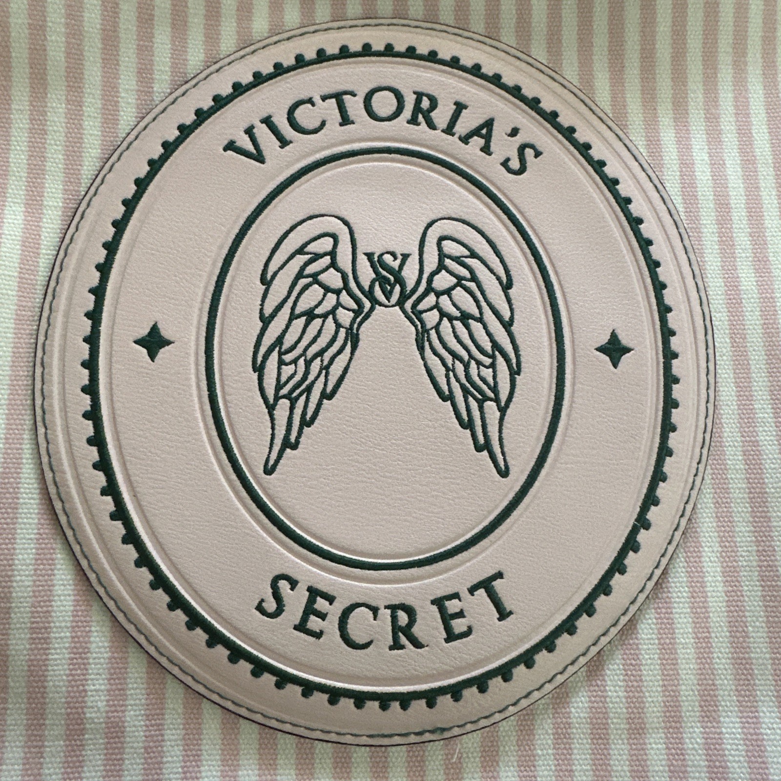 NWT Victoria’s Secret Pink Heritage Stripe Tote Bag Chain Strap Large shopper