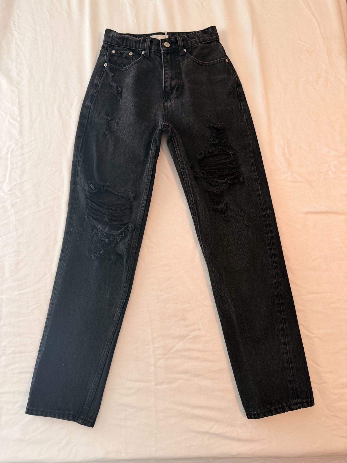Grey Lab Los Angeles Women’s Size 25 Black Denim Jeans Skinny Stretch Pants