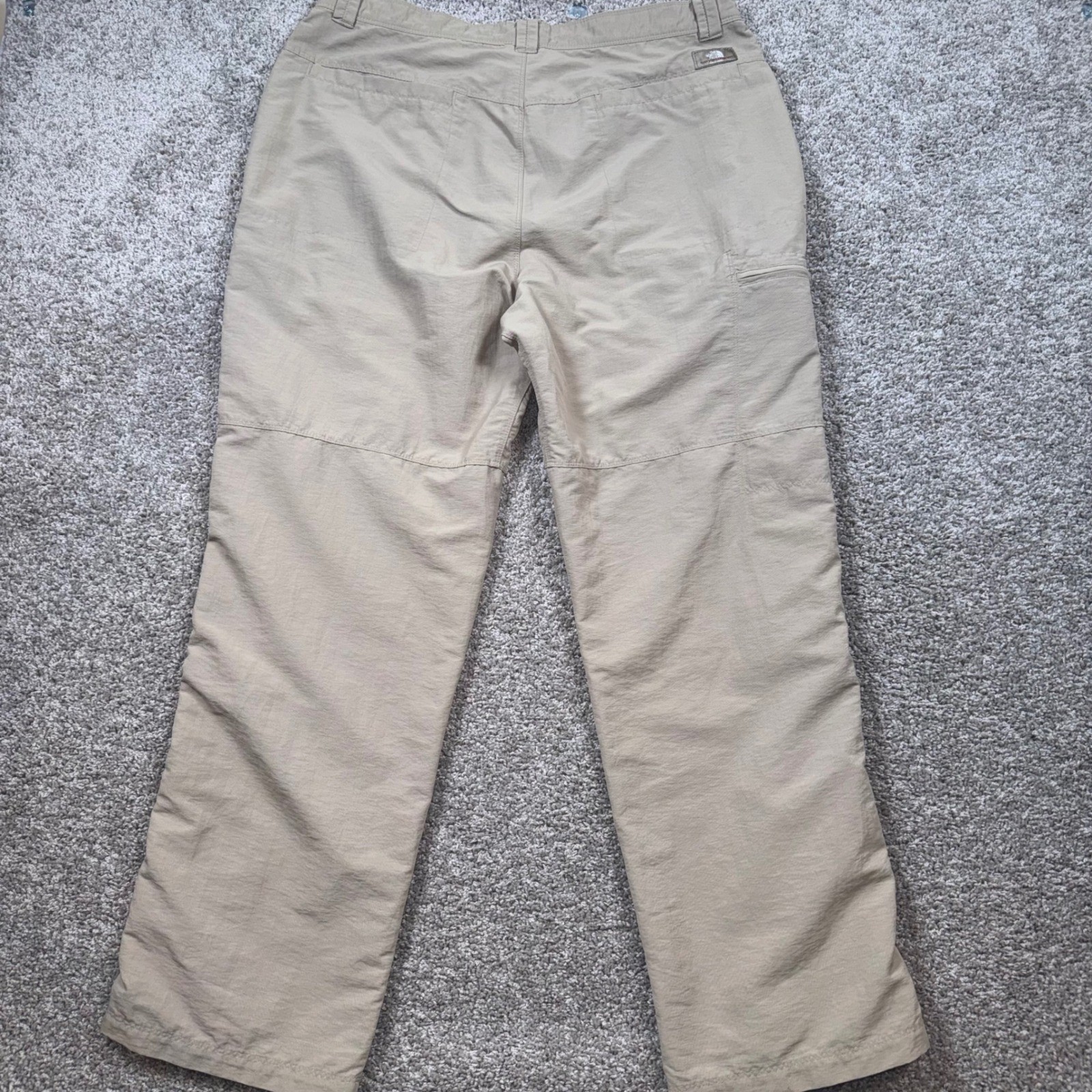 The North Face Horizon Roll-Up Pants Mens Hiking Khaki Tan 38×32 EXCELLENT
