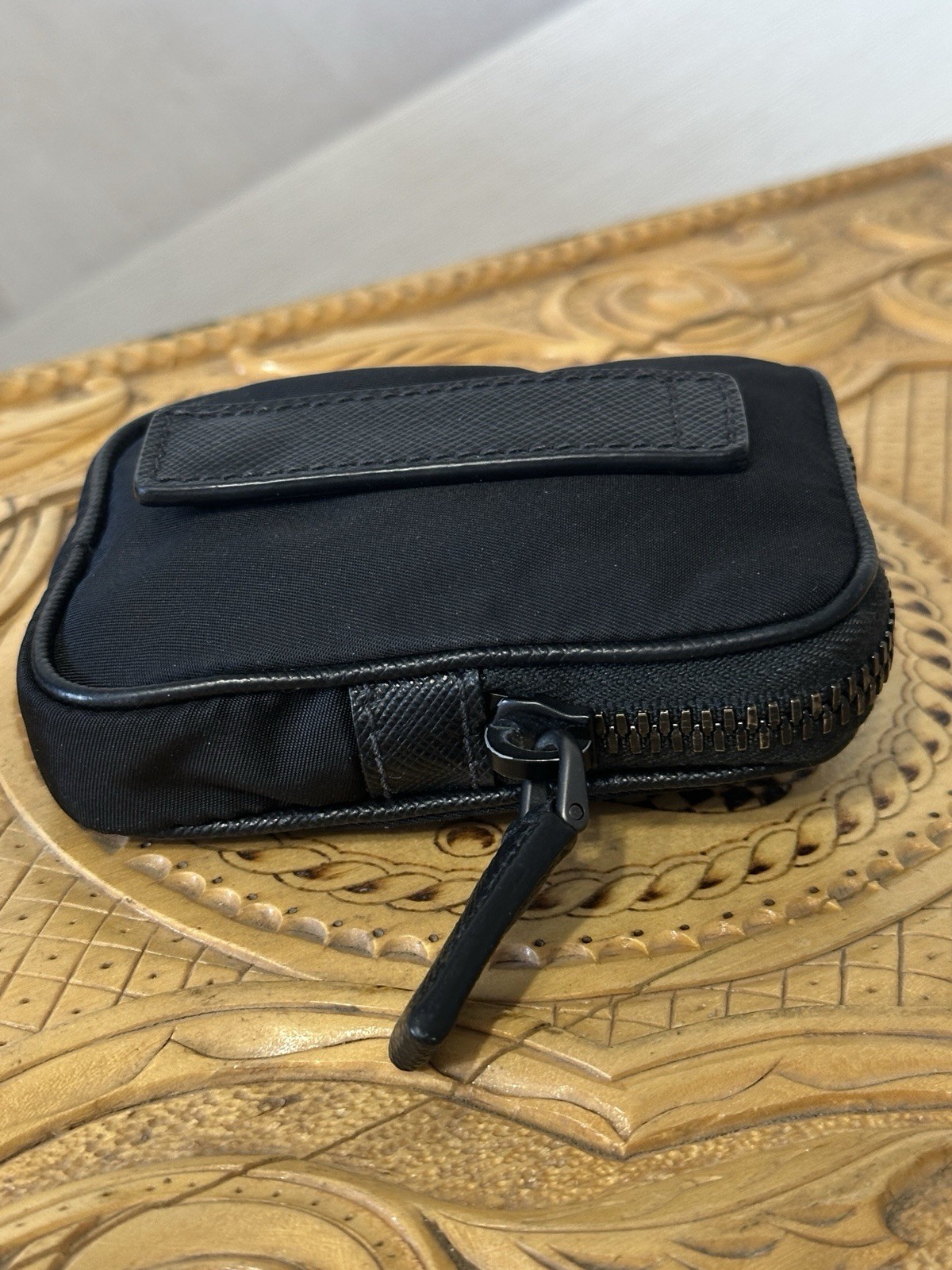 Rare! Prada Re-Edition 2005 Replacement Pouch Mini Wallet Triangular Logo