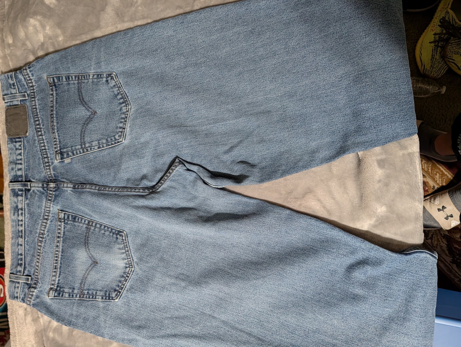 VTG Y2K Silvertab Baggy Denim Jeans Levi’s 42×32 Streetwear Hip Hop Levis Silver