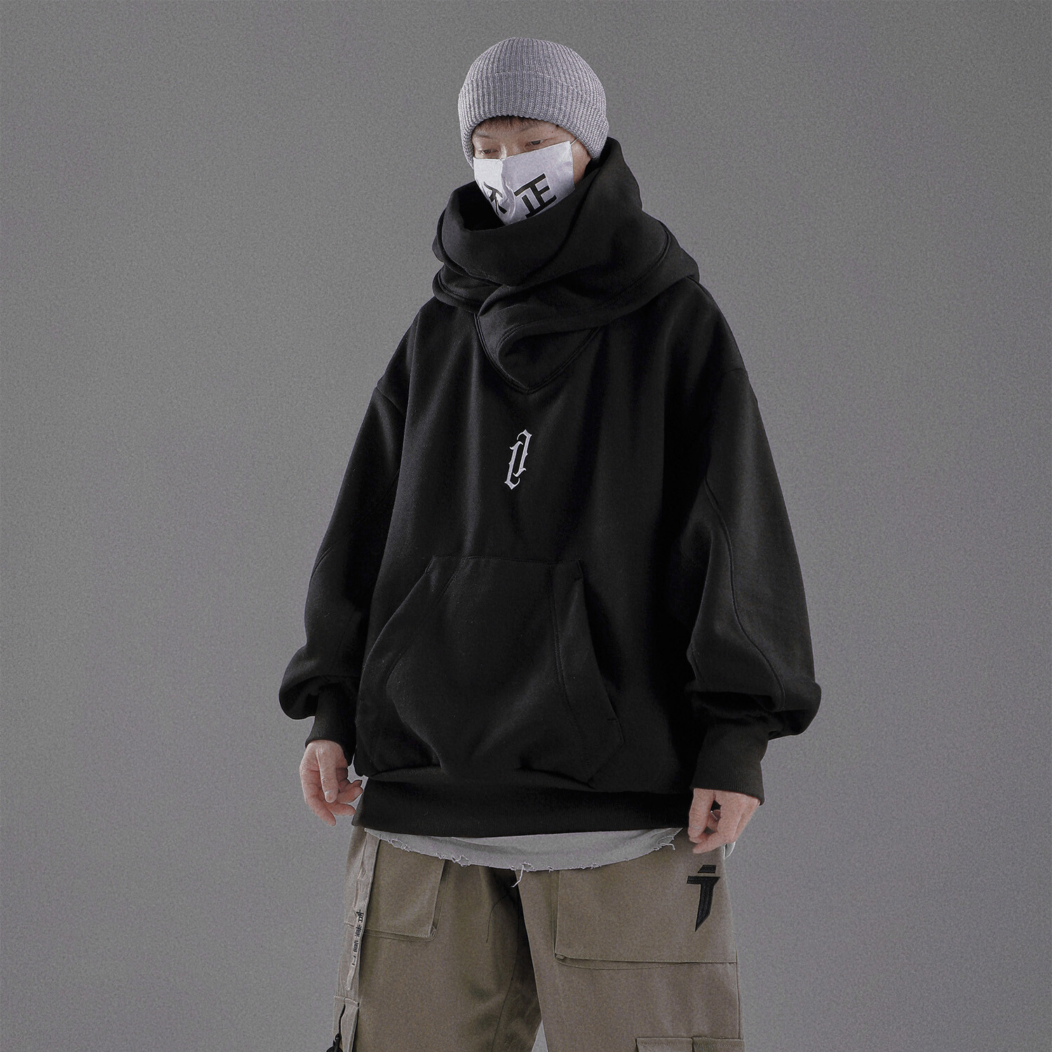 MFCT Men’s Deadly Assassin Hoodie Japanese High Neck Winter Pullover