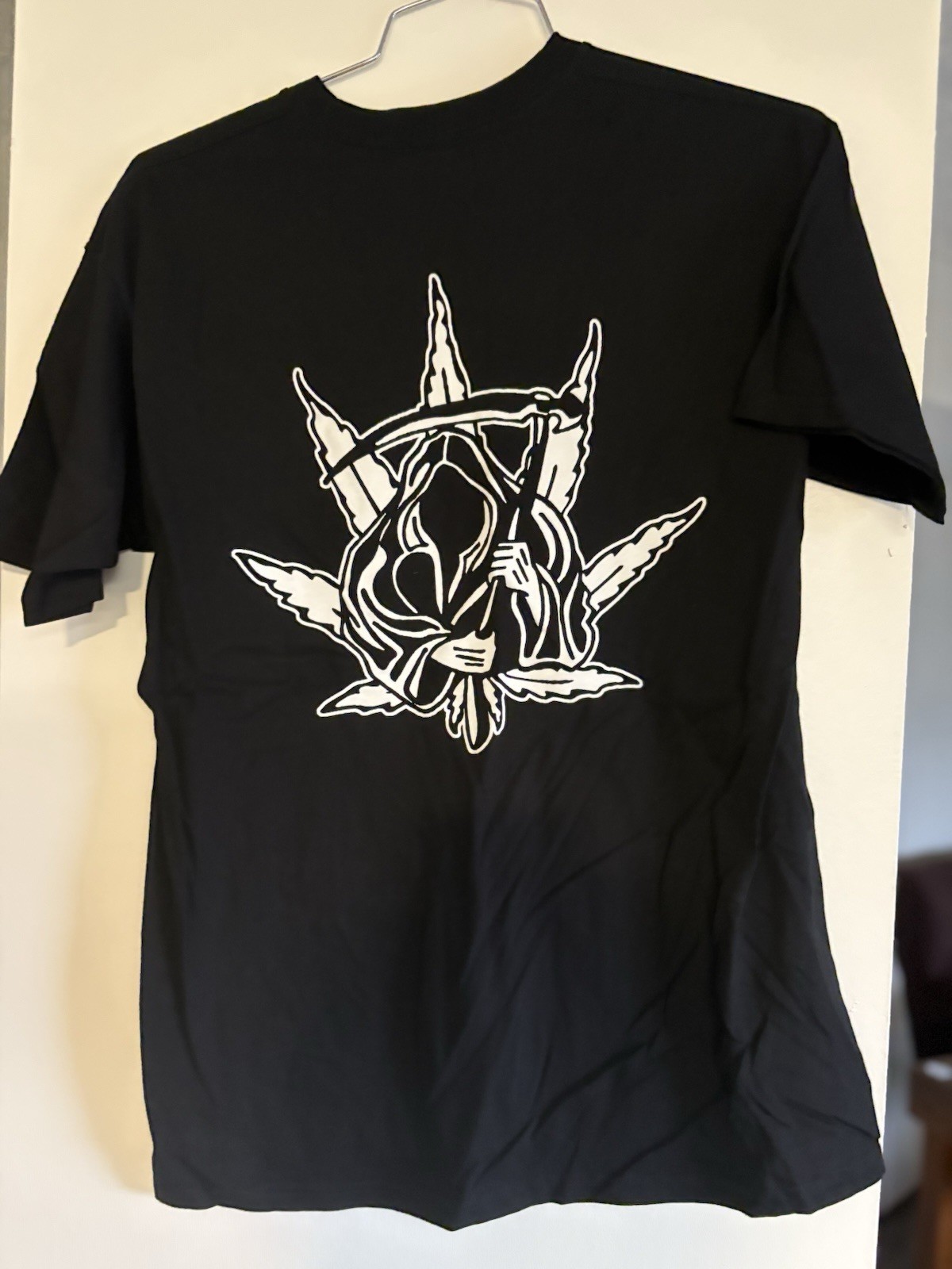 KREW Skate T-Shirt Medium Black Graphic Tee Streetwear Skateboarding