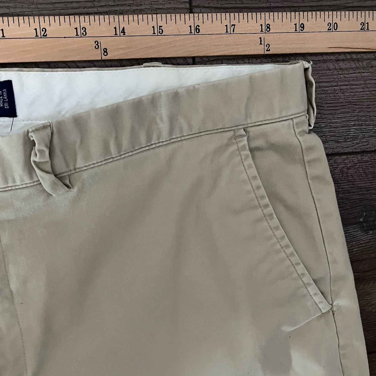 Polo Ralph Lauren’s Mens Stretch Classic Fit Chino Pant 97% cotton 3% elastane