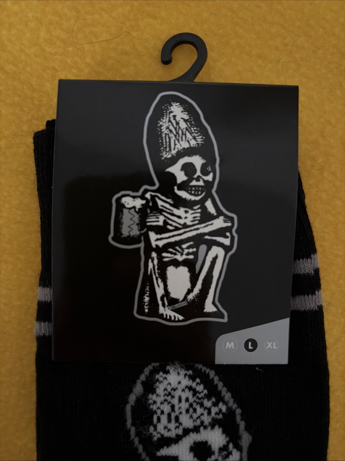 Rogue Dead Guy Ale Beer Socks, Size Large (Men’s US Shoe Size 9-12)