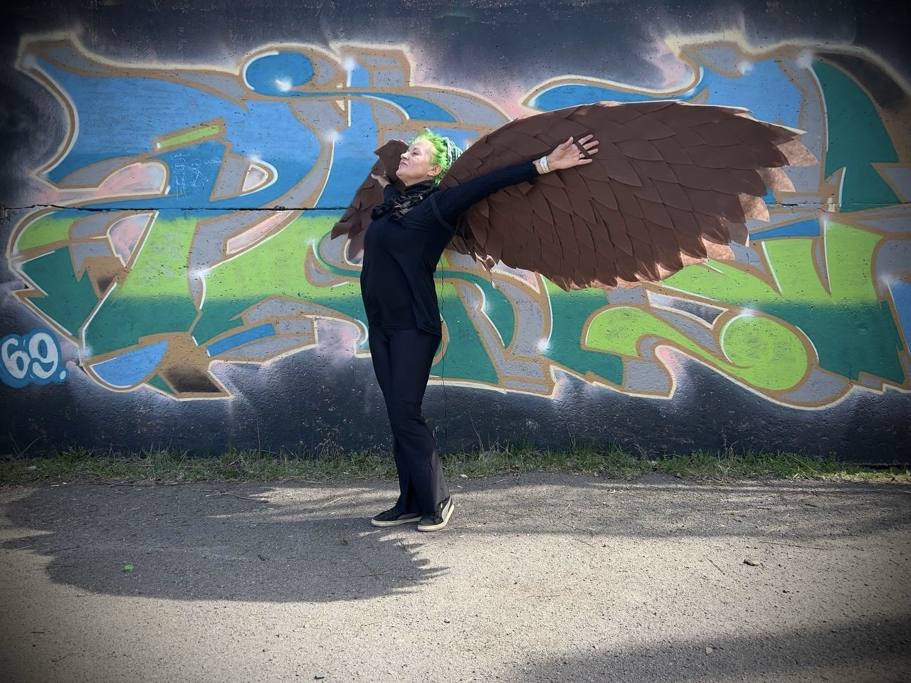American Bald Eagle Wings Brown Angel Wings Moveable