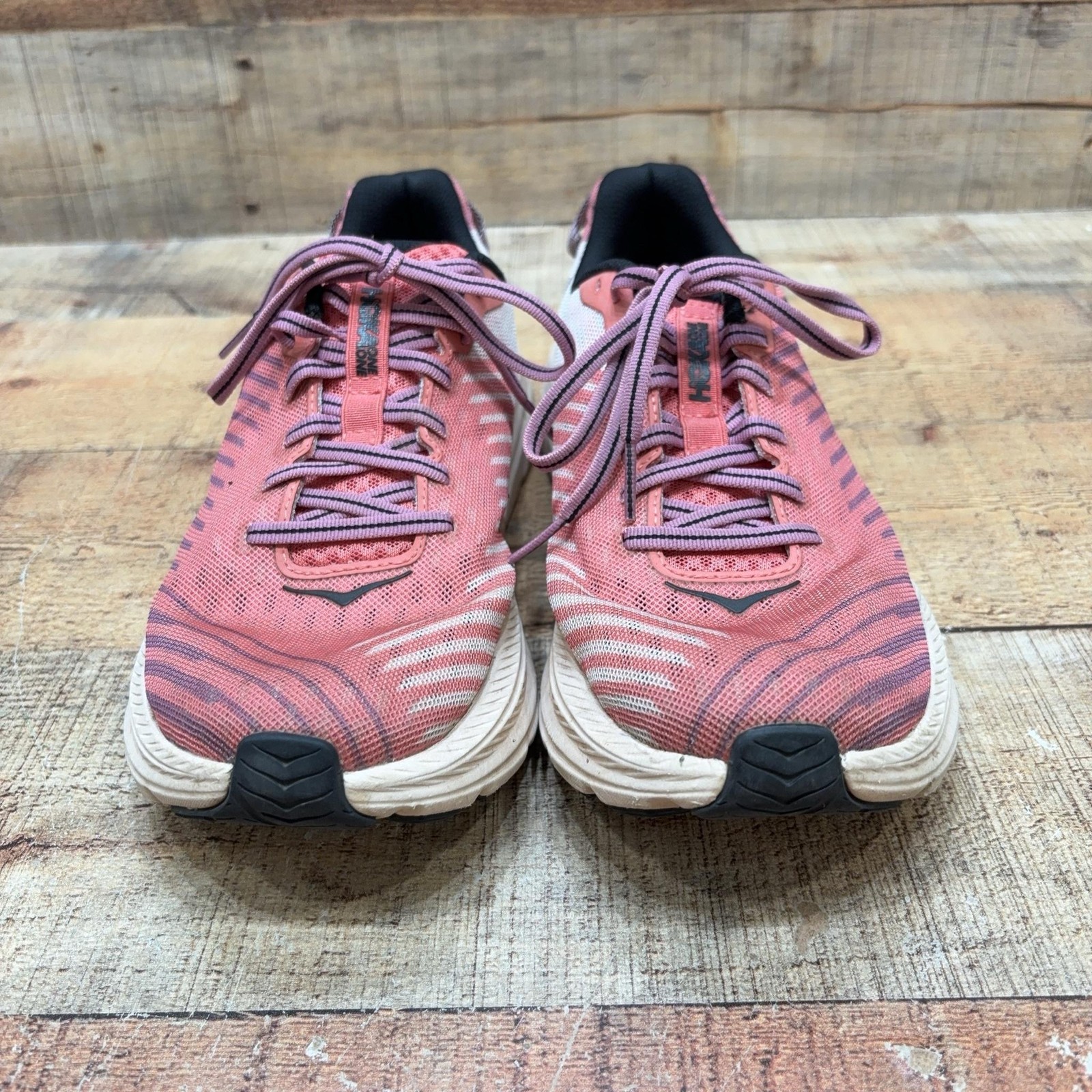 Hoka One One Rincon Shoes Womens Size 8.5 40 2/3 Pink Running Sneaker 1102875