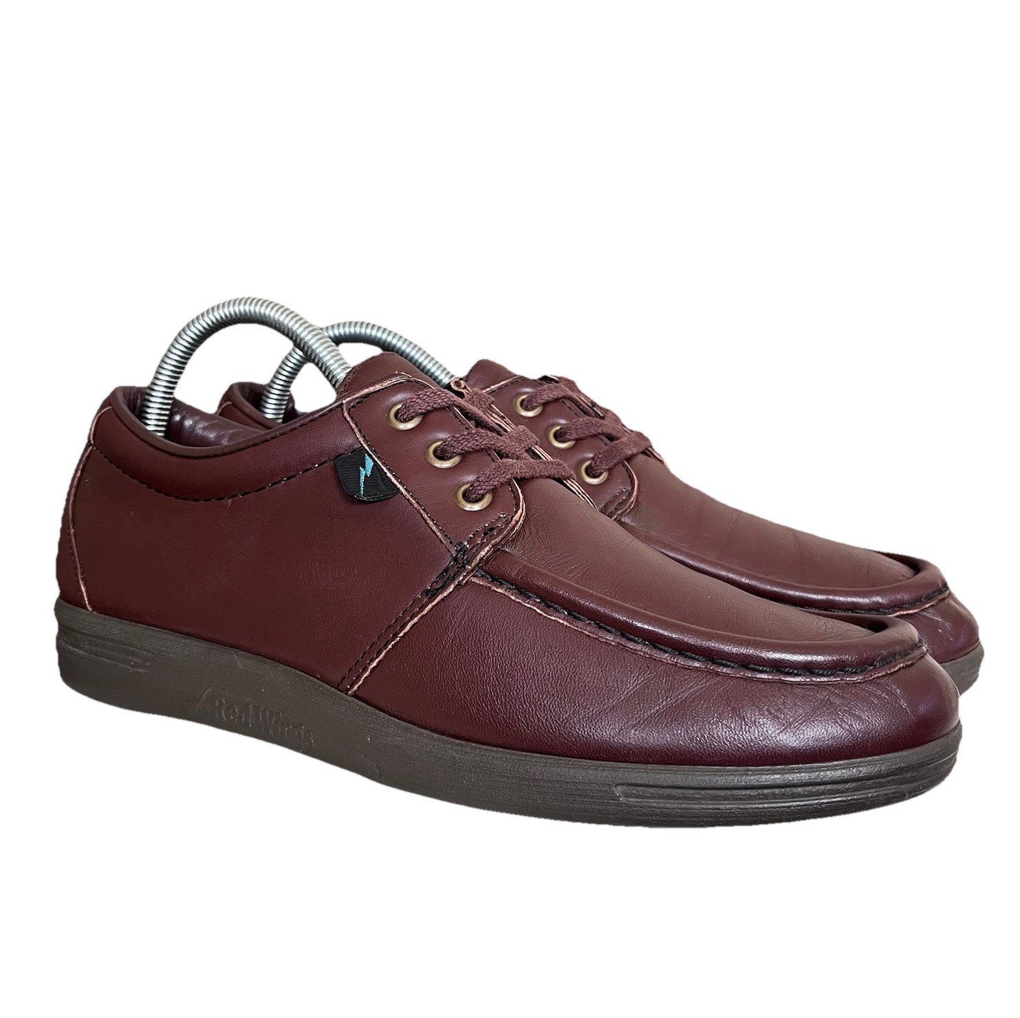 Vintage Red Wing Dunoon 8601-1 Dark Brown Leather Moc Toe Oxfords Sz 9B USA Made