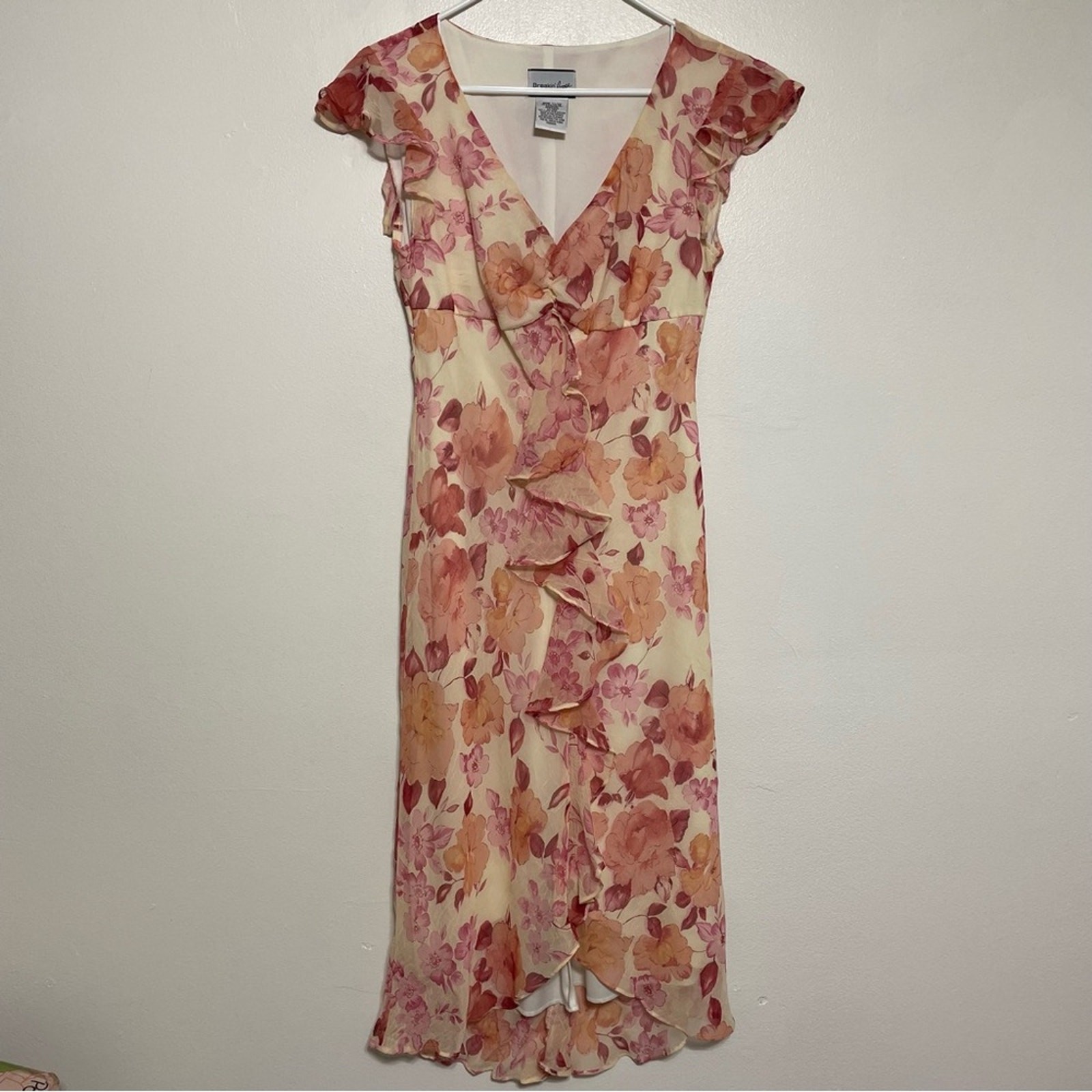 Breakin’ Loose Floral High Low Midi Dress 11/12