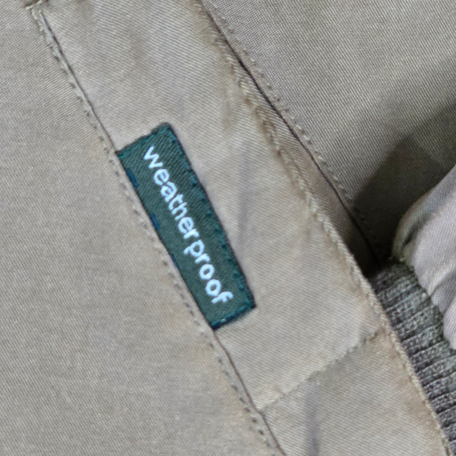 Weatherproof Men’s Bomber Jacket XL Brown “King’s North” Embroidered Full Zip