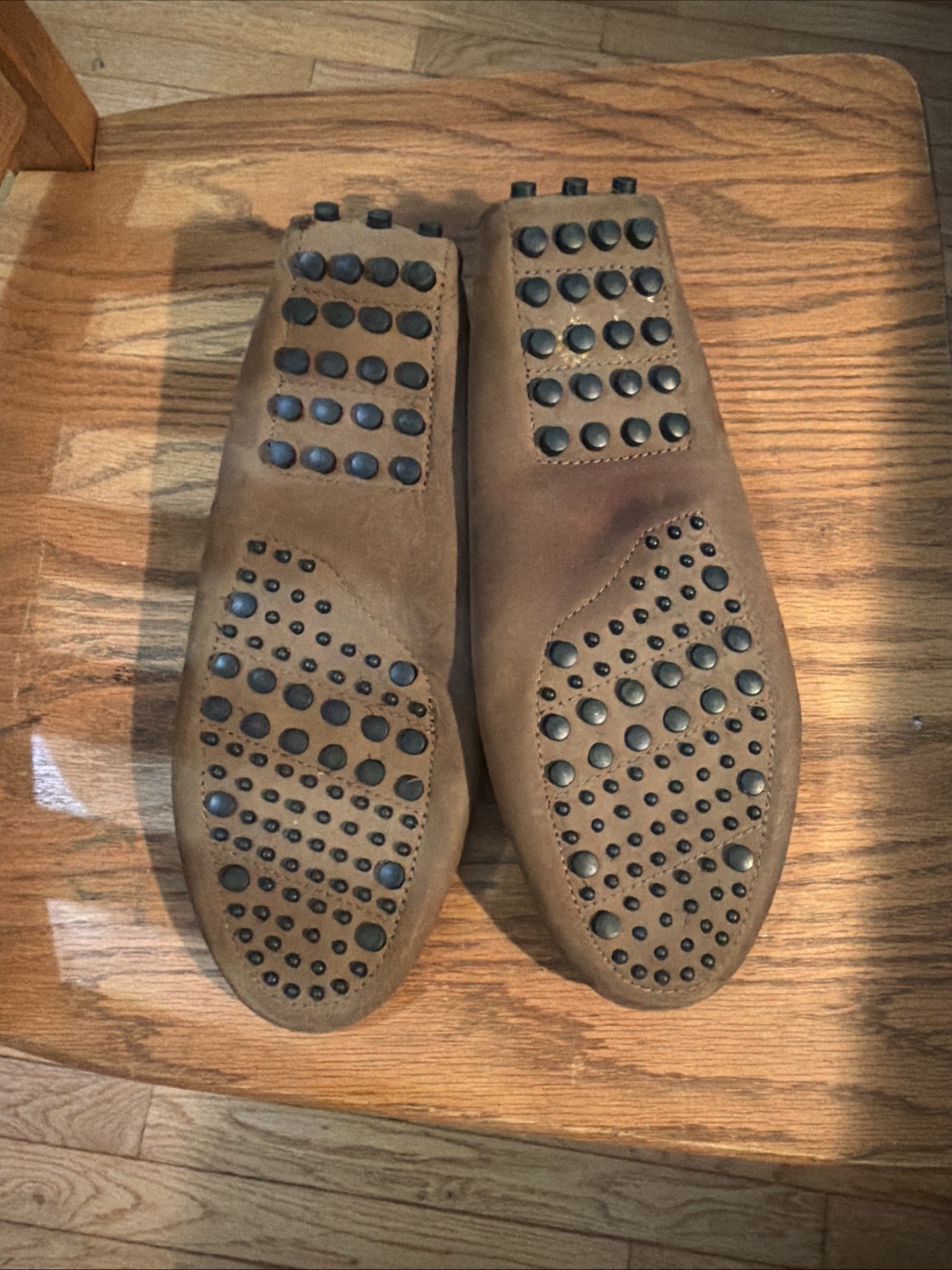 Minnetonka Brown Driving Mocs Men’s Size 12 Euc