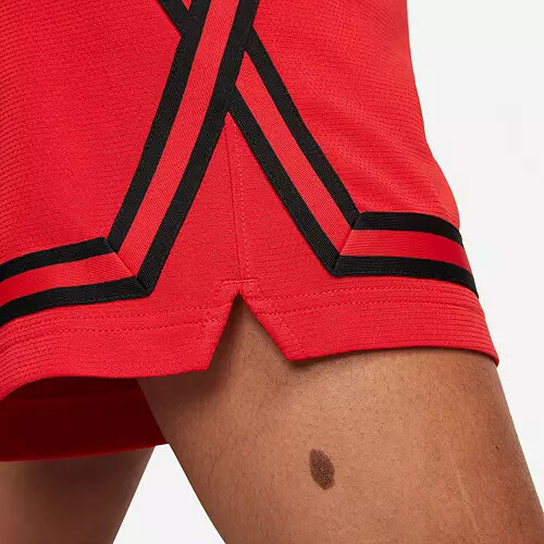 Nike Women’s Fly Crossover Basketball Gym School Shorts $50 Red NEW DH7325 657