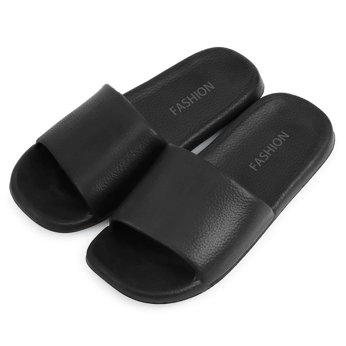 Womens Men Non-Slip Slides Shower Slippers House Sandals Bathroom Shoes Durable