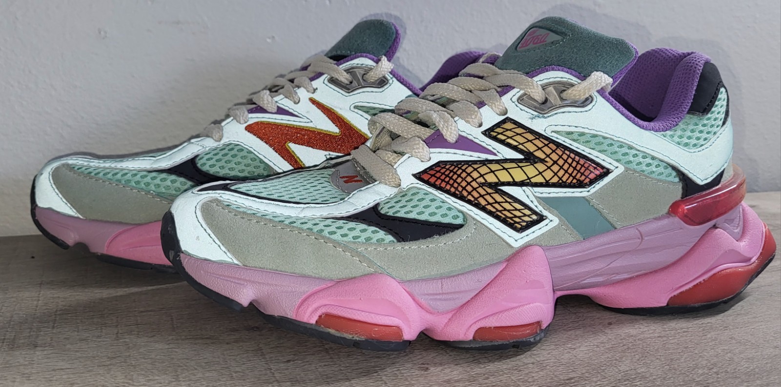 New Balance 9060 Warped Multicolor U9060WRB Mens Size US 7 D Running Sneakers