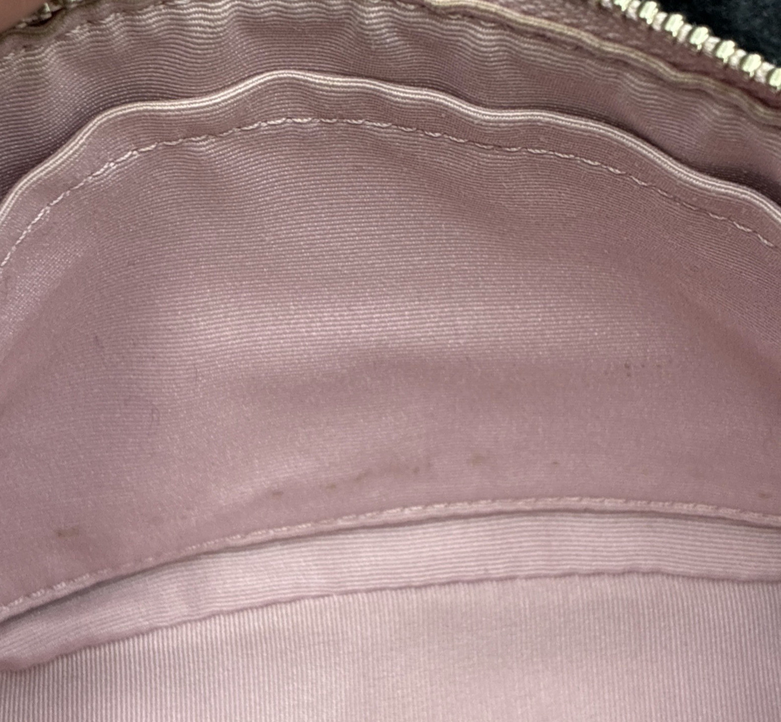 Coach Nolita 19 Petal Pink Pebbled Leather Wristlet Chain Shoulder Bag F53340 NY