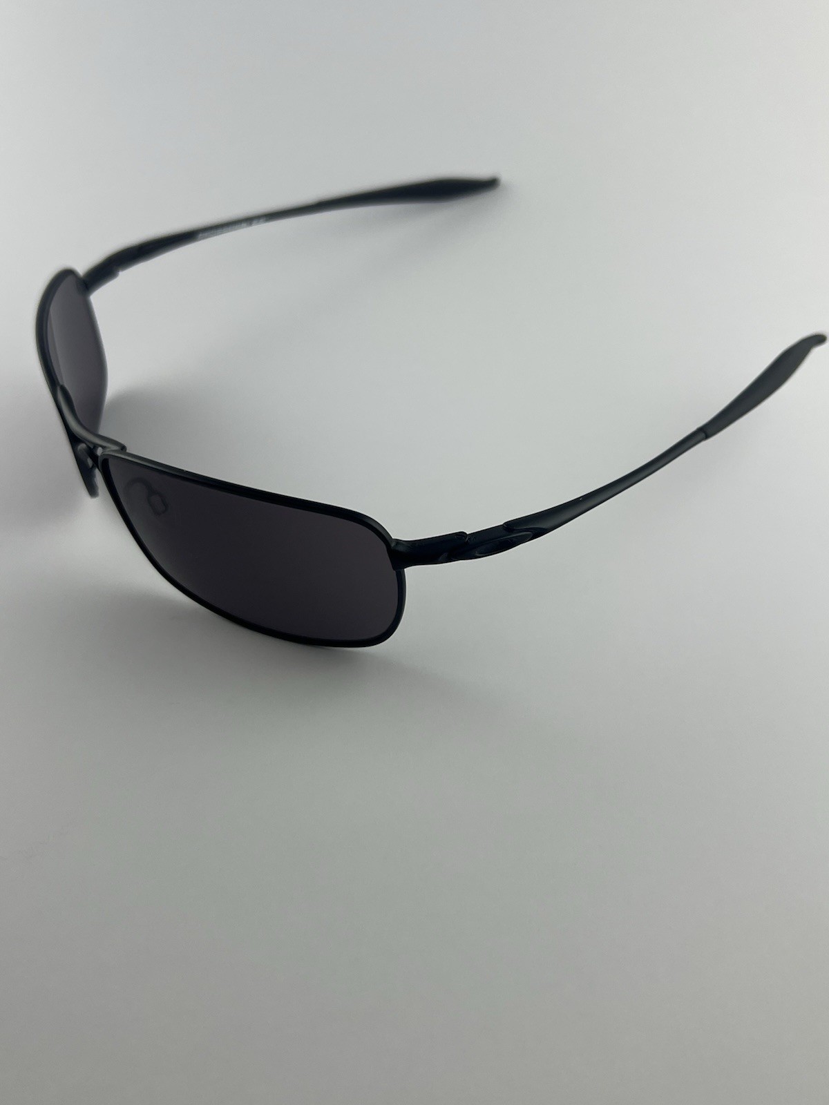Oakley Crosshair 2.0 Matte Black Frame Warm Grey Lens OO4044-04 Wire RARE