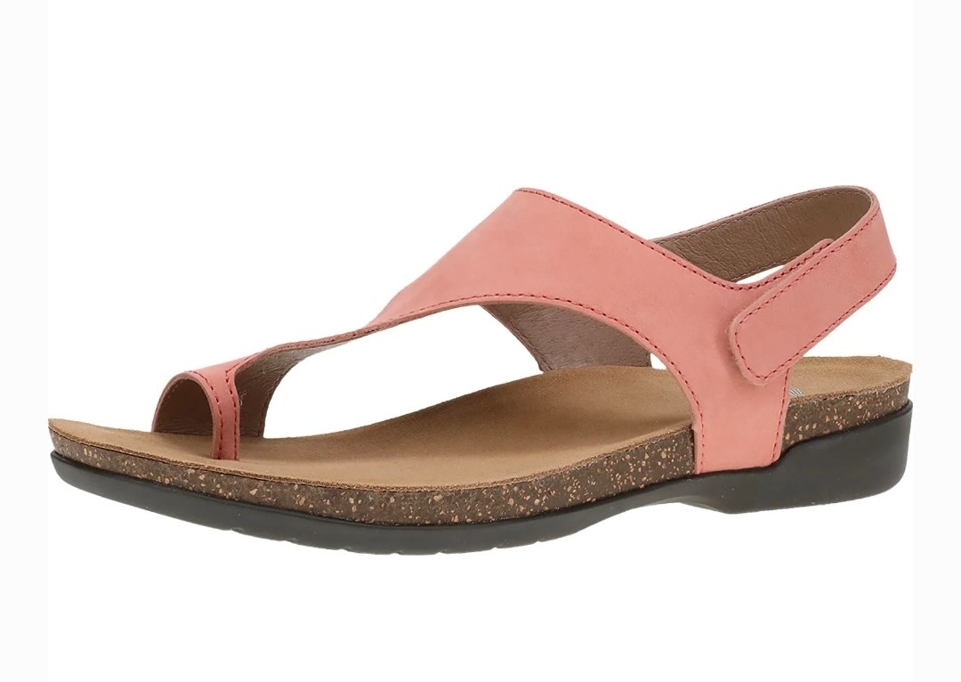 Dansko Reece Rose Nubuck Leather Thong style Sandals Women’s Size 42 or US 11.5
