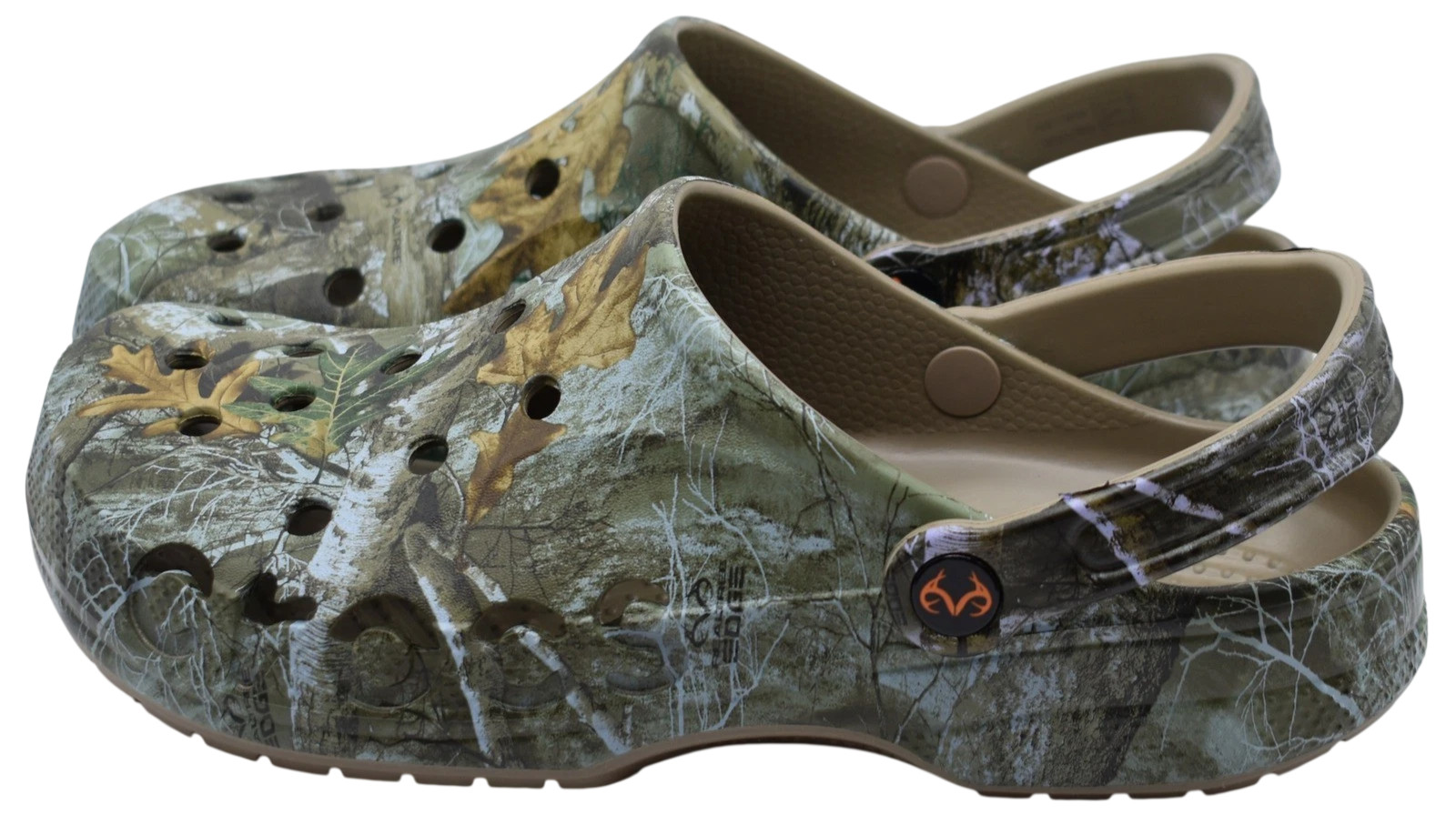 Crocs Baya Realtree APX Edge Camo Clogs Unisex M12 W14 Slip On Shoes New