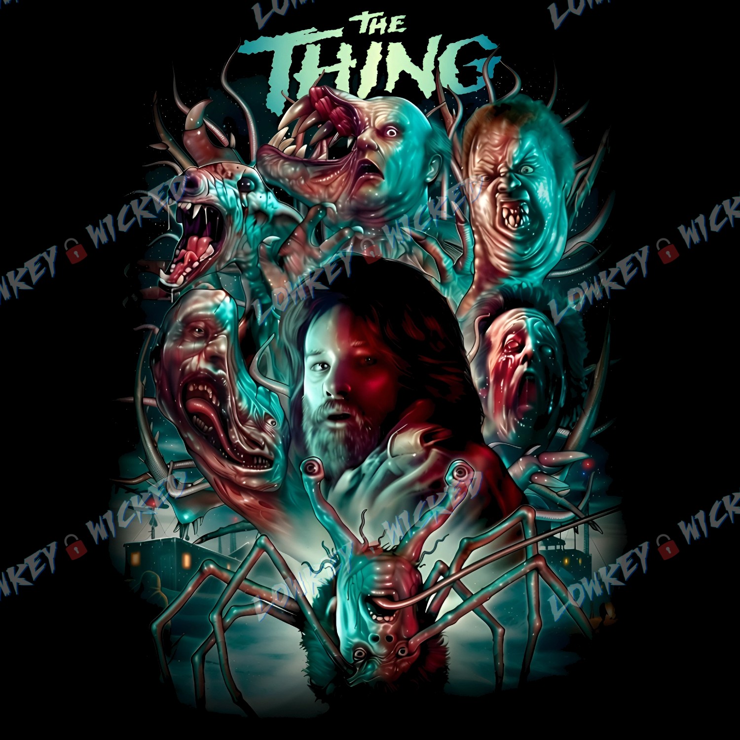The Thing Horror Movie T-Shirt | Sci-Fi Graphic Poster Art Tee | John Carpenter
