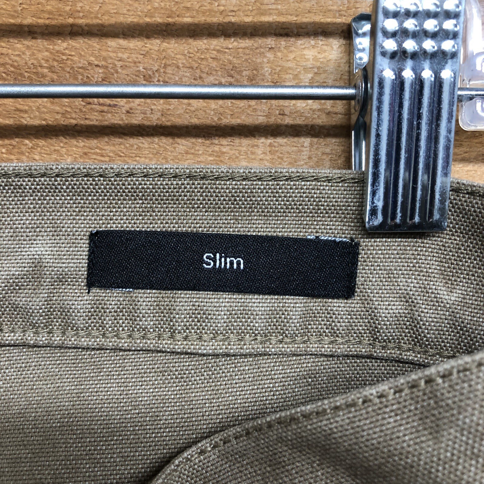 Proof Rover Slim Workwear Pants Mens Size 31×30 Stretch Casual Beige Canvas