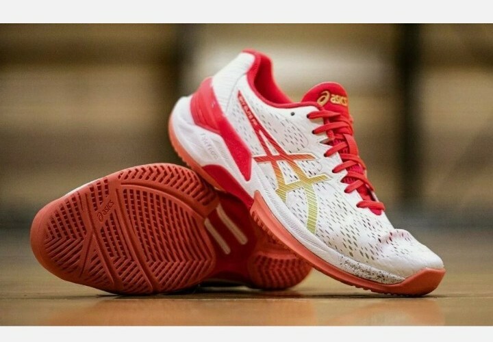ASICS SKY ELITE FF 1052A024-100 WHITE/LASER PINK WOMEN’S TENNIS VOLLEYBALL SHOES