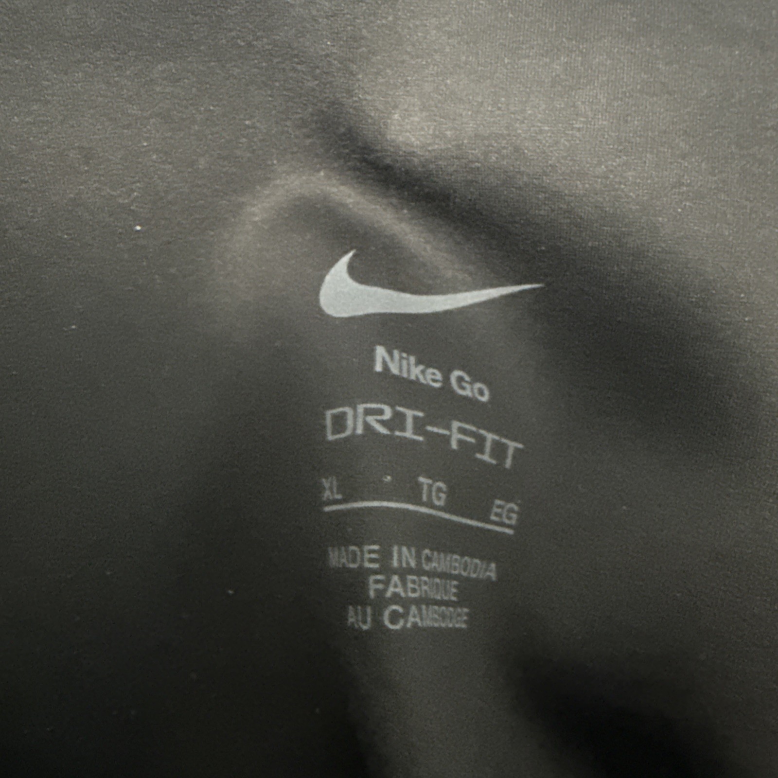 Nike Dri-FIT Go Running Performance Womens XL Black Leggings FZ0005-010 BNWT