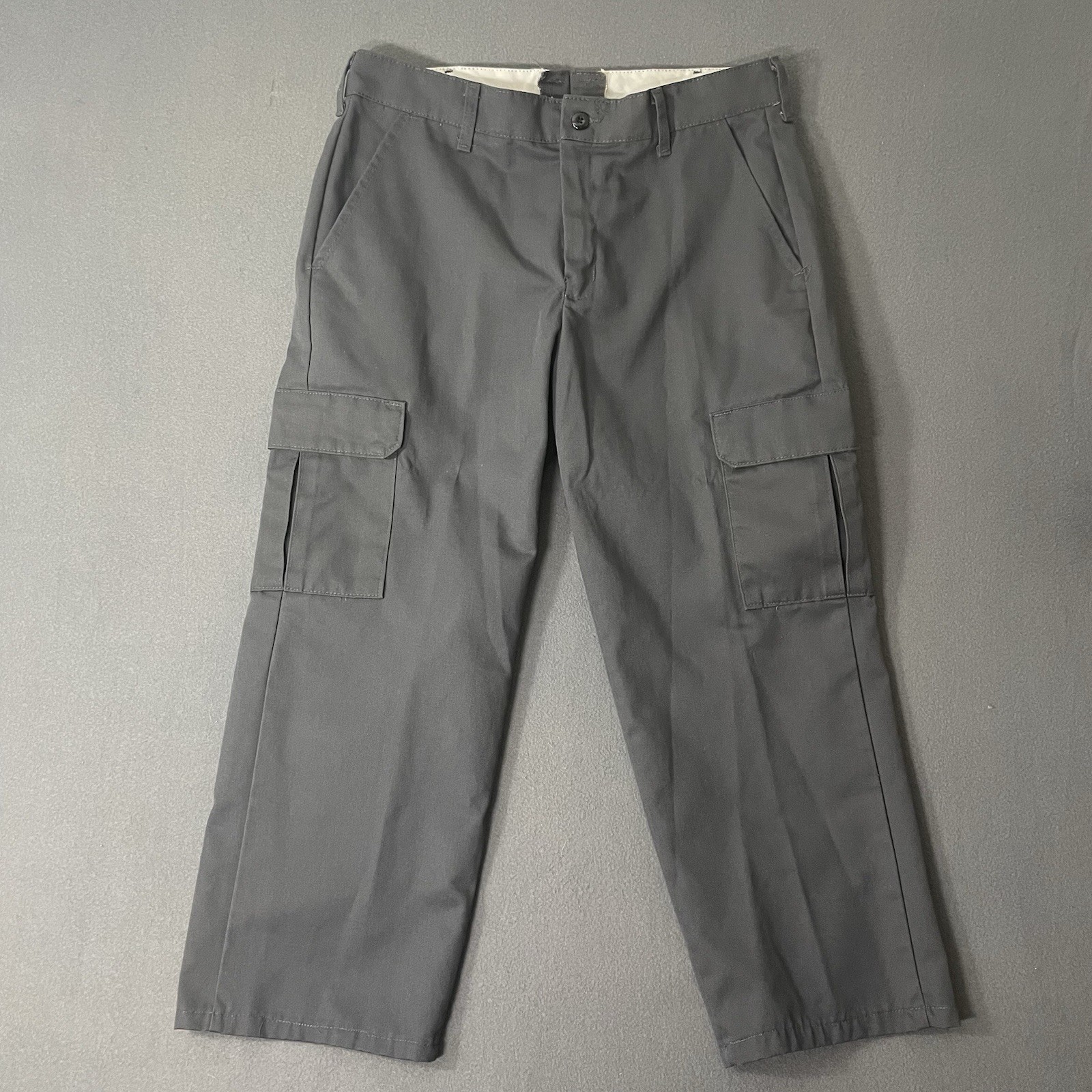 Red Kap PT88 Work Pants Charcoal Gray Cargo – Men’s Size 34 Durable Industrial