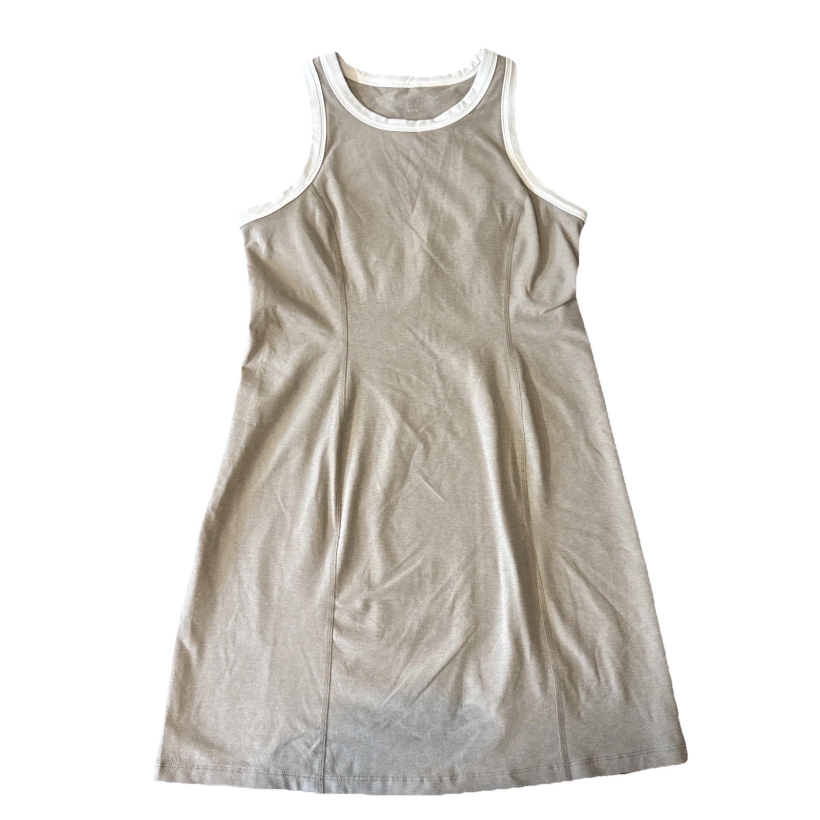 Beyond Yoga Set Of Two Outlines Performance Minidresses, Birch & Navy, Medium