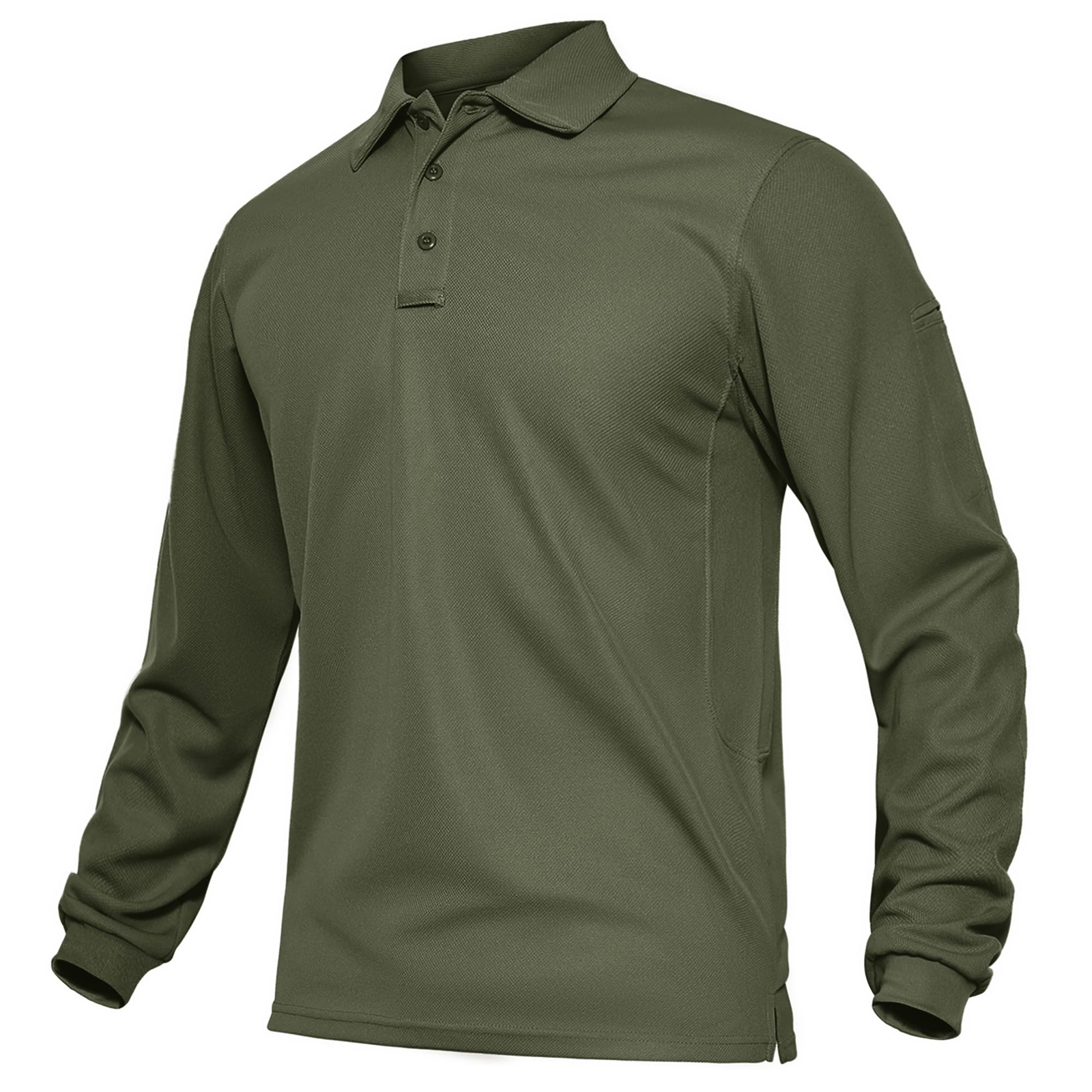 Tacvasen Men’s Long Sleeve Polo Shirts Golf Sport Quick Dry Tactical Team Work T