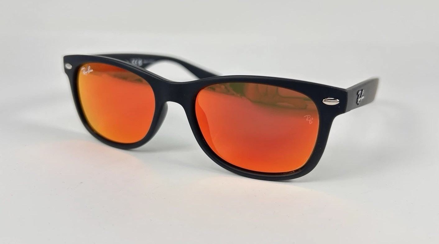 Ray-Ban Jr RJ9052S Black Rubber Matte Sunglasses 7028/6Q 47[]15-3N
