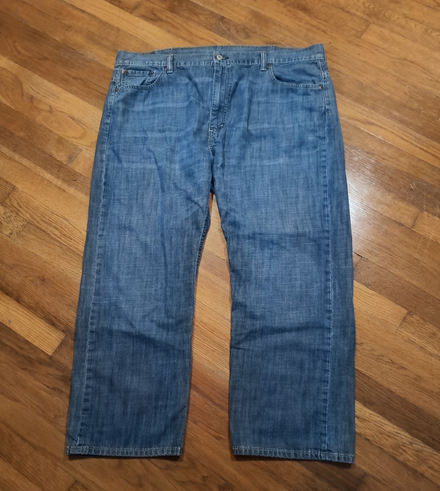 Levi’s 569 Mens Loose Fit Jeans 100% Cotton Zipper 5 Pocket Great Condition