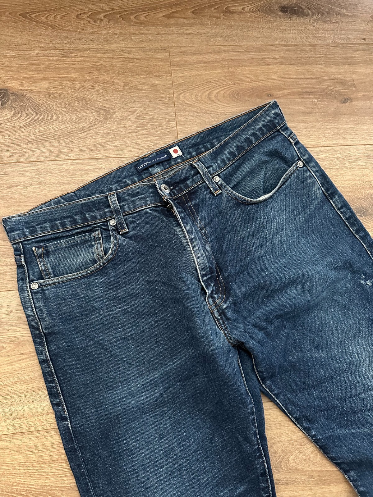 Levis 502 Taper Crafted Japan Selvedge Jeans Men Size 36×32