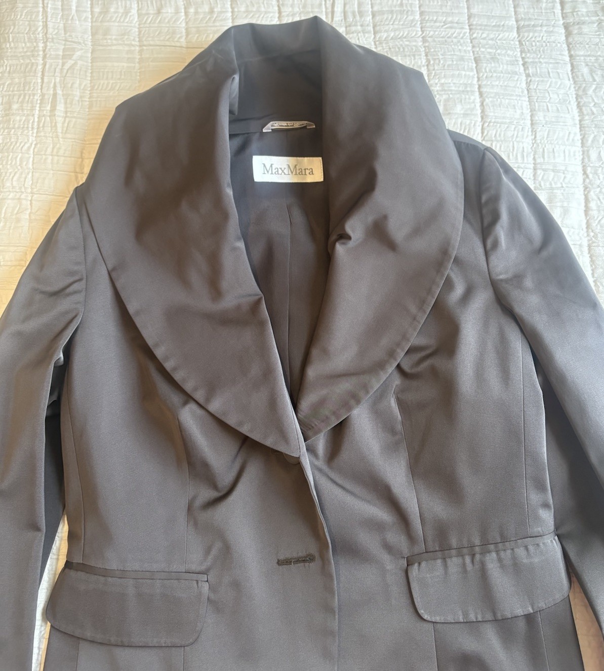 Max Mara Dark Brown Jacket Vintage Size 10