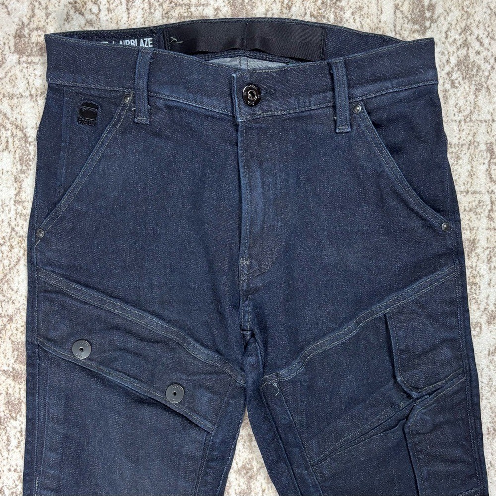 G-Star Raw Airblaze 3D Skinny 28×30 High Quality Workwear Dark Wash Sustainable