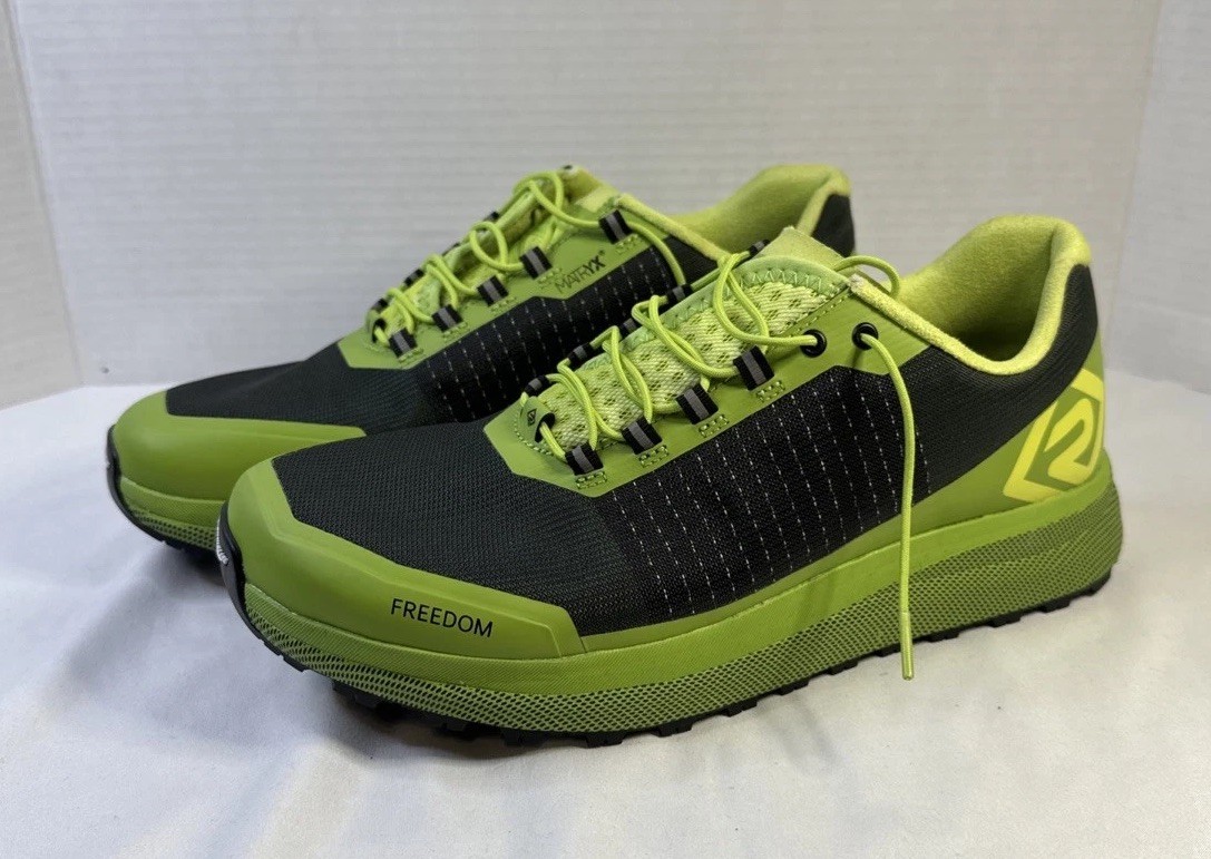 Ronhill Freedom Mens Trail Running Shoes Green Offroad All-Terrain Size 10 US
