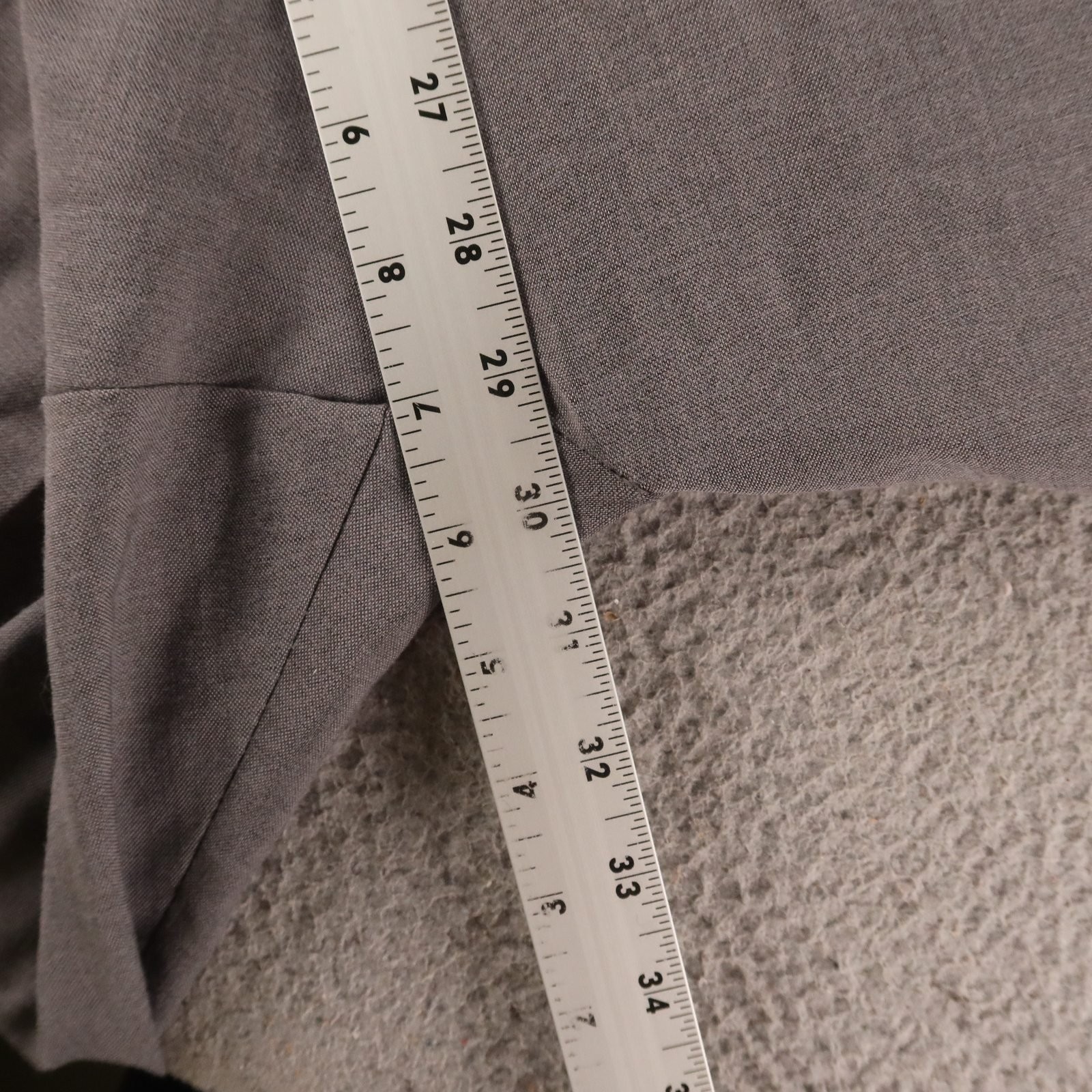 VTG Haggar Pants Mens 36×29 Gray Polyester Dacron Polyester Worsted Wool