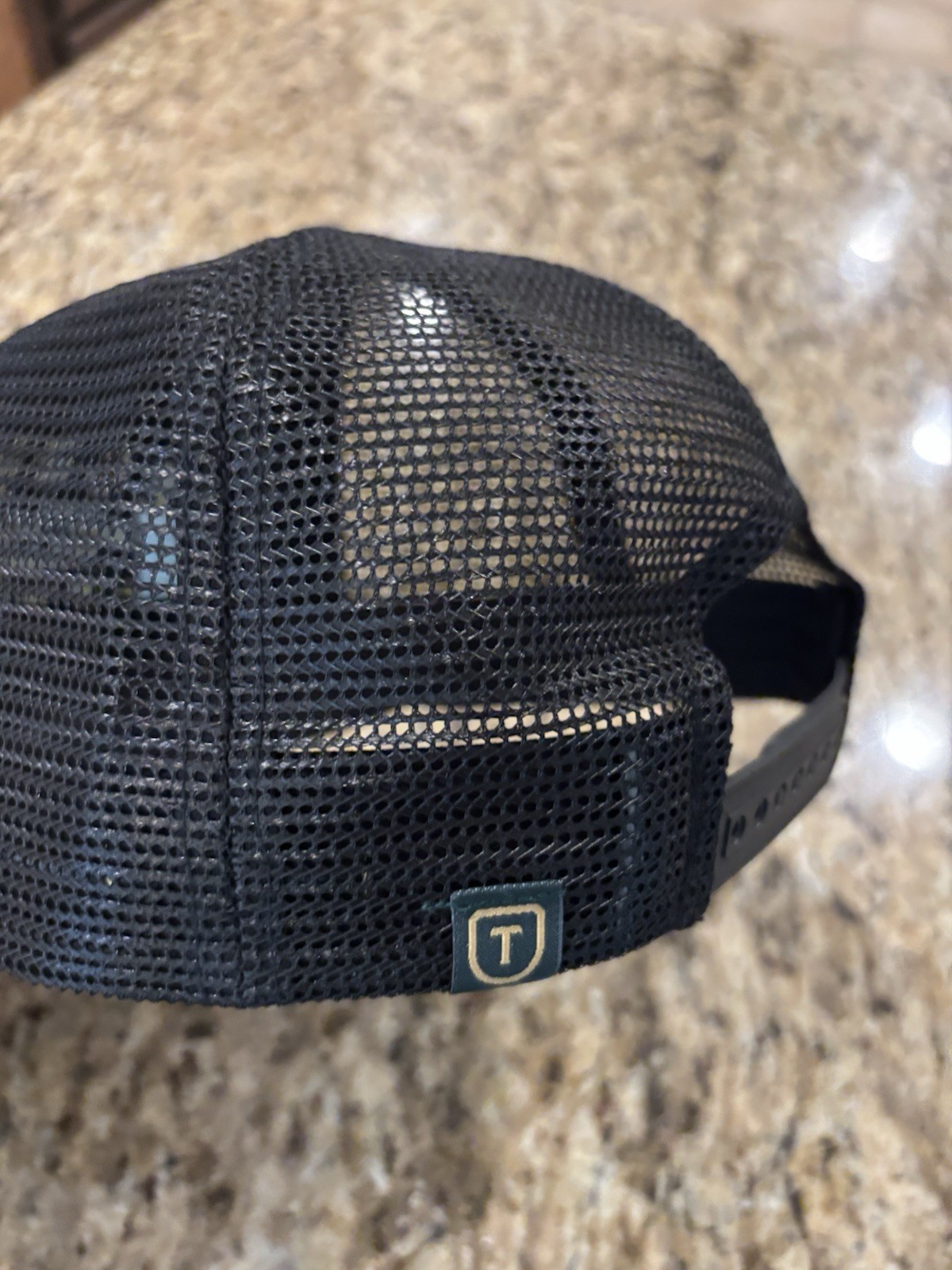 Tecovas Western Black Trucker Hat, Mesh Back Adjustable, One Size