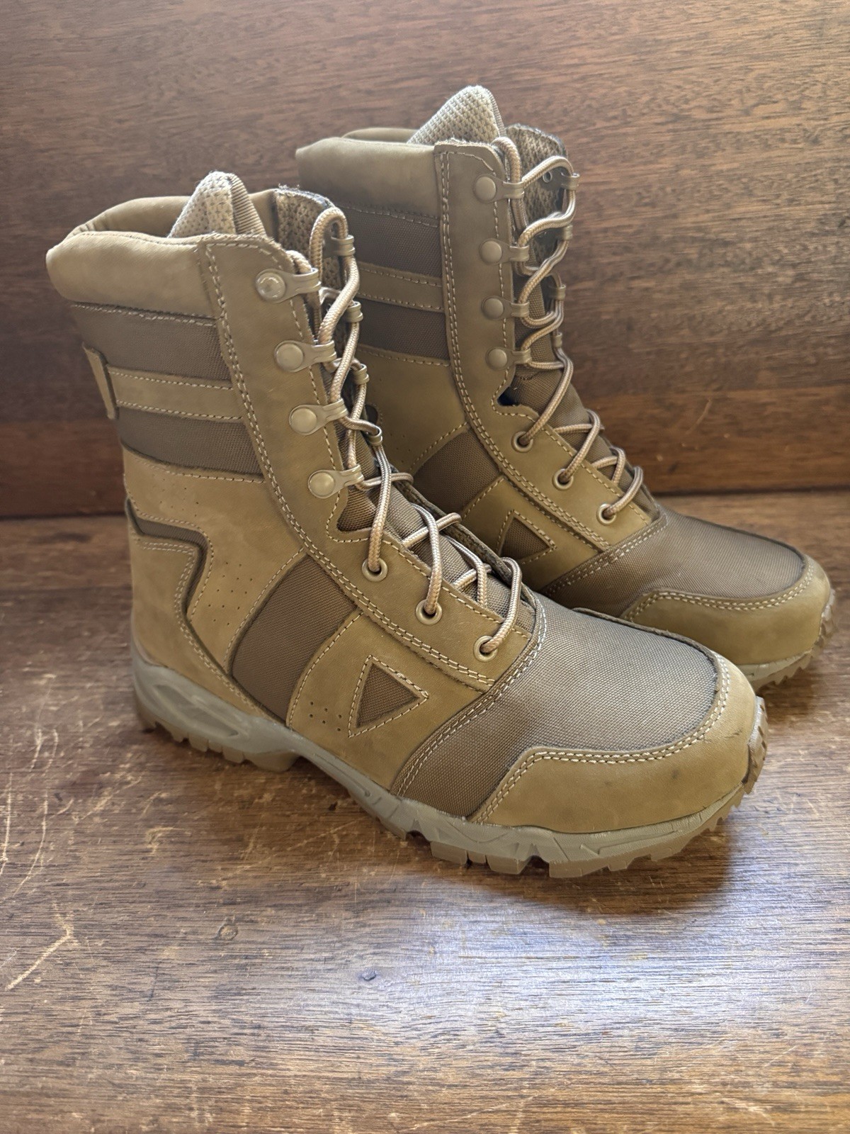 Rothco AR 670-1 Coyote Brown Tactical Boots 8” Size 9.5R Military Combat