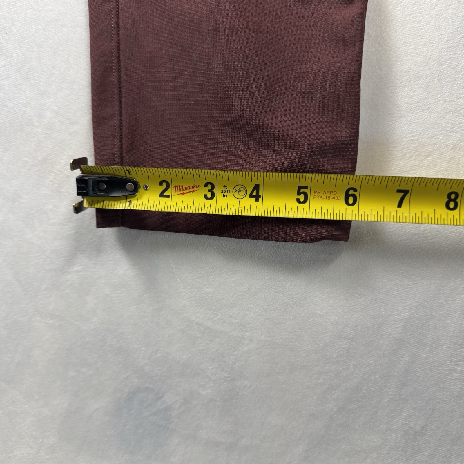 Lululemon Mens Pants Size 32″x30″ Commission Maroon Performance Stretch Slim