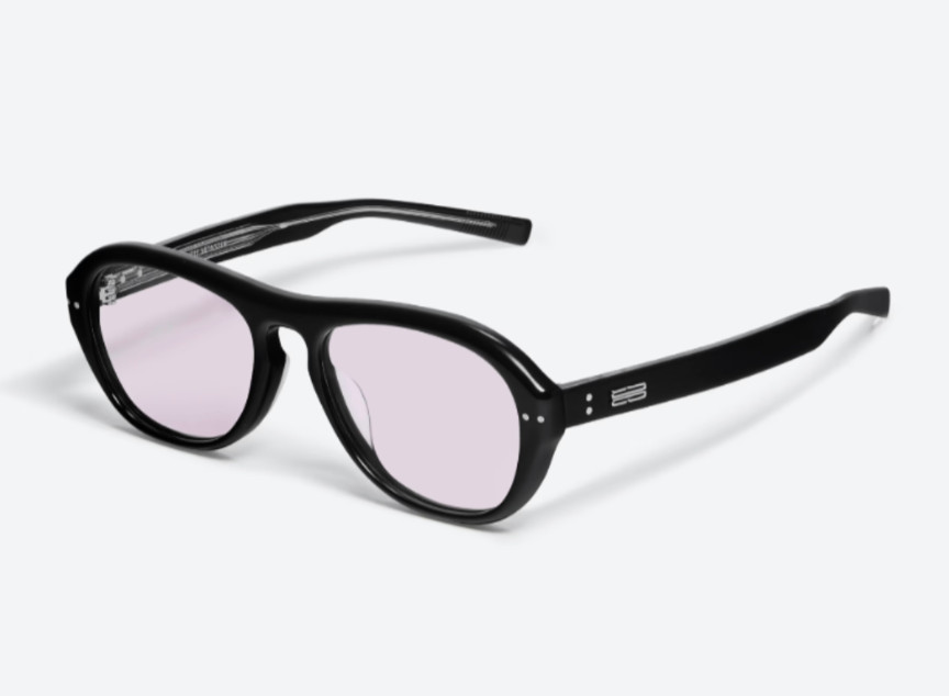 Gentle Monster Oaa 01(V) Sunglasses Black/Purple With Case New