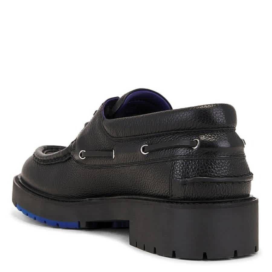 Burberry Raft Leather Boat Shoes