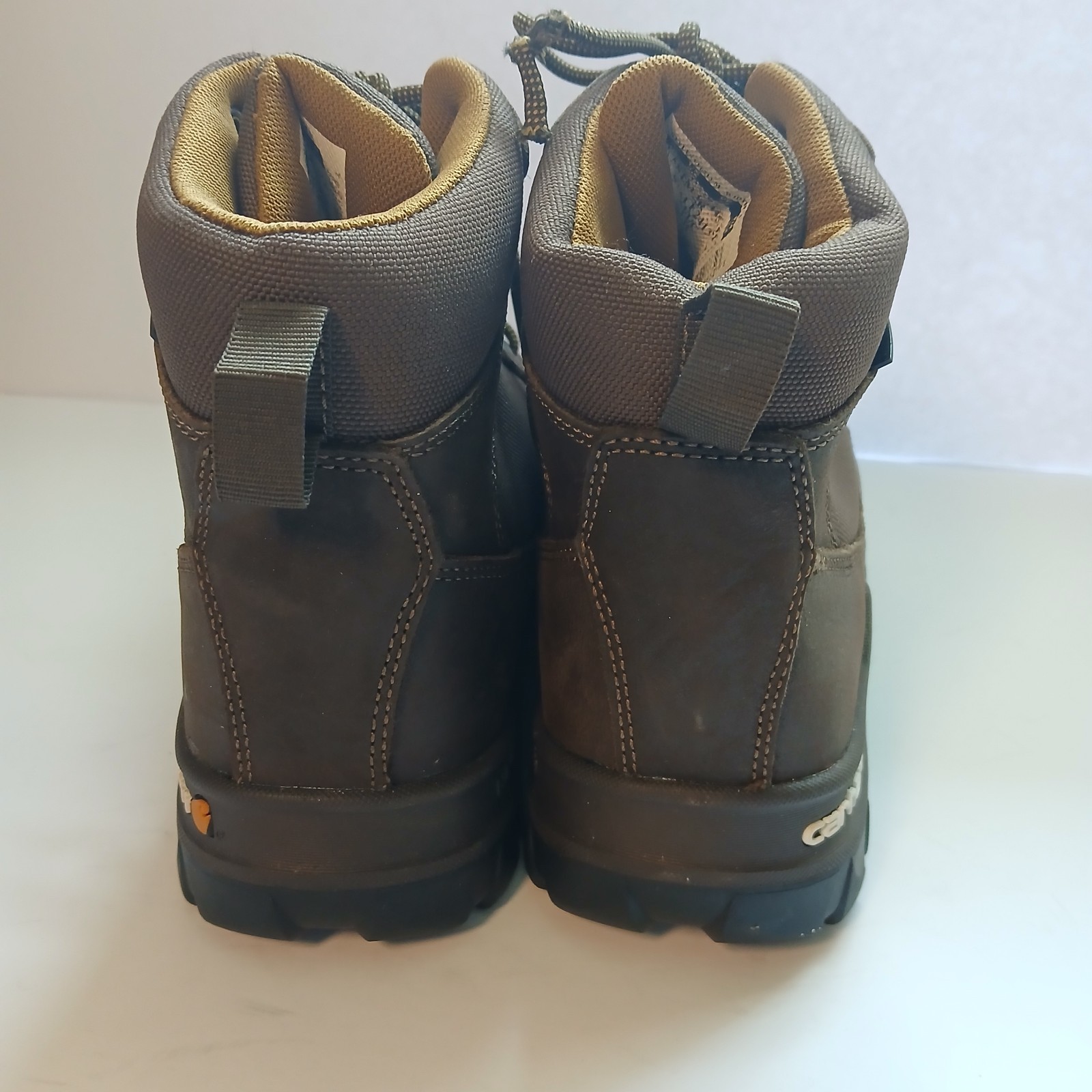 Carhartt Rugged Men’s Size 8.5W – 6″ Steel Toe Brown Work Boots – Retail $99.99